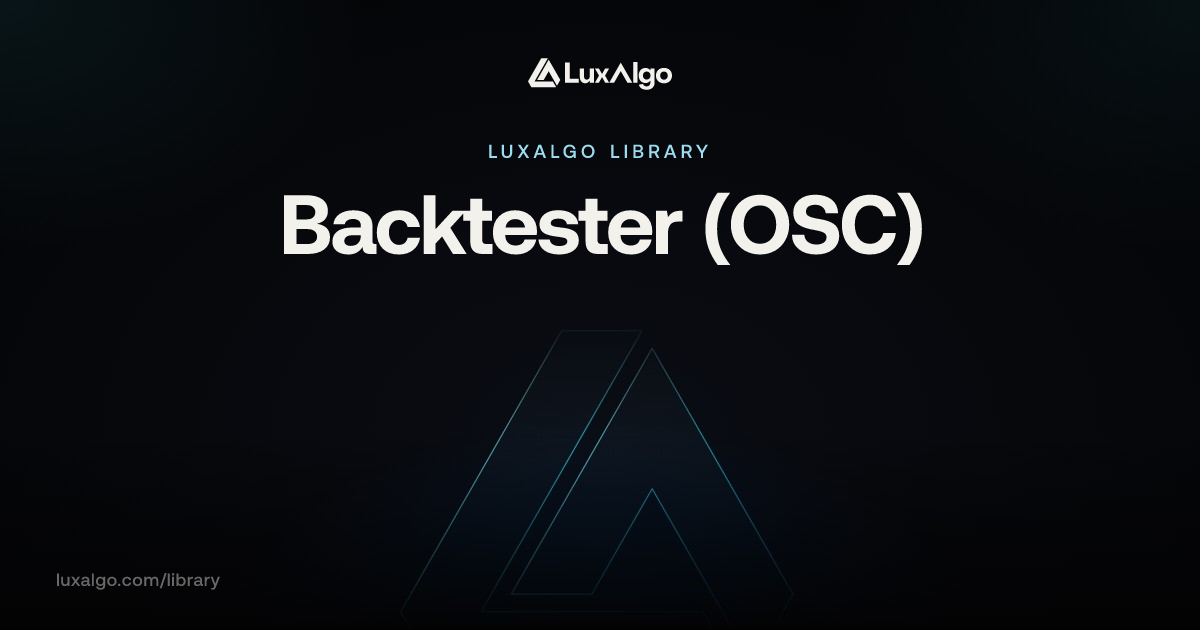 Backtester (OSC) | Trading Indicator | LuxAlgo
