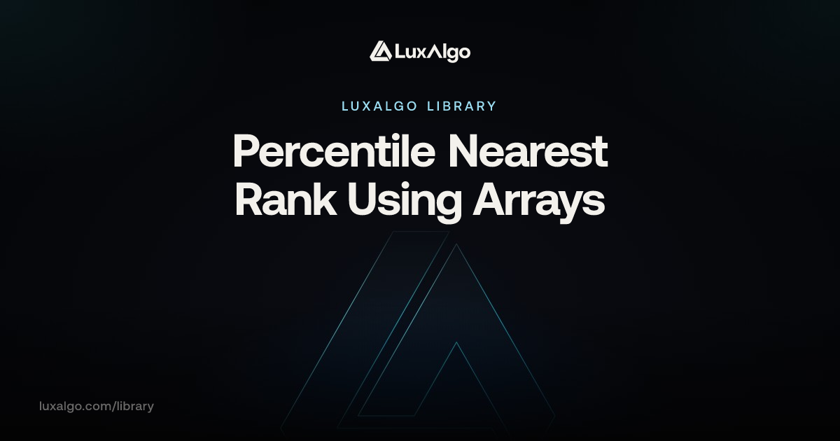 Array Rank Percentile Nearest Rank Using Arrays | Trading Indicator | LuxAl…