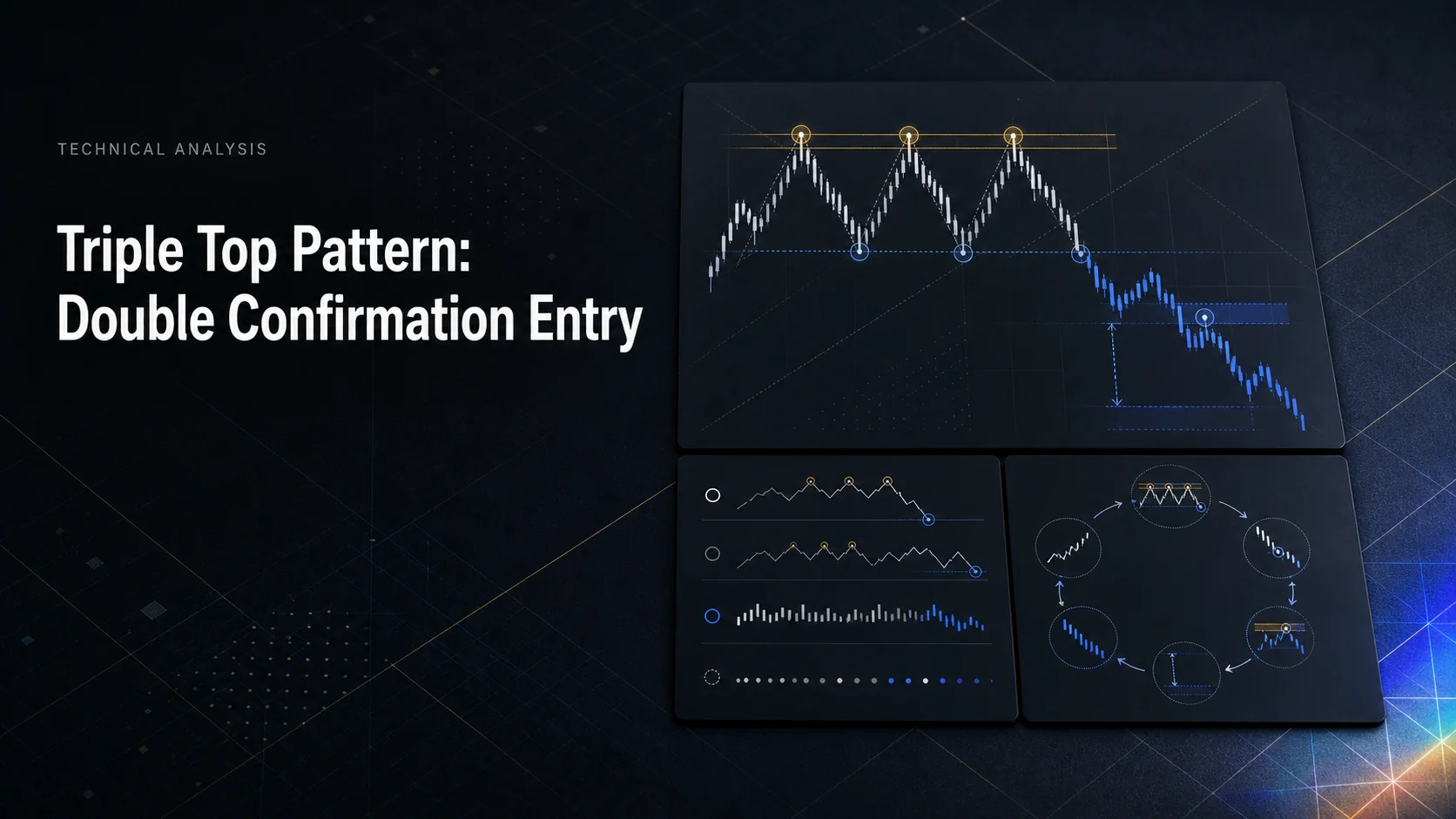 Triple Top Pattern: Double Confirmation Entry