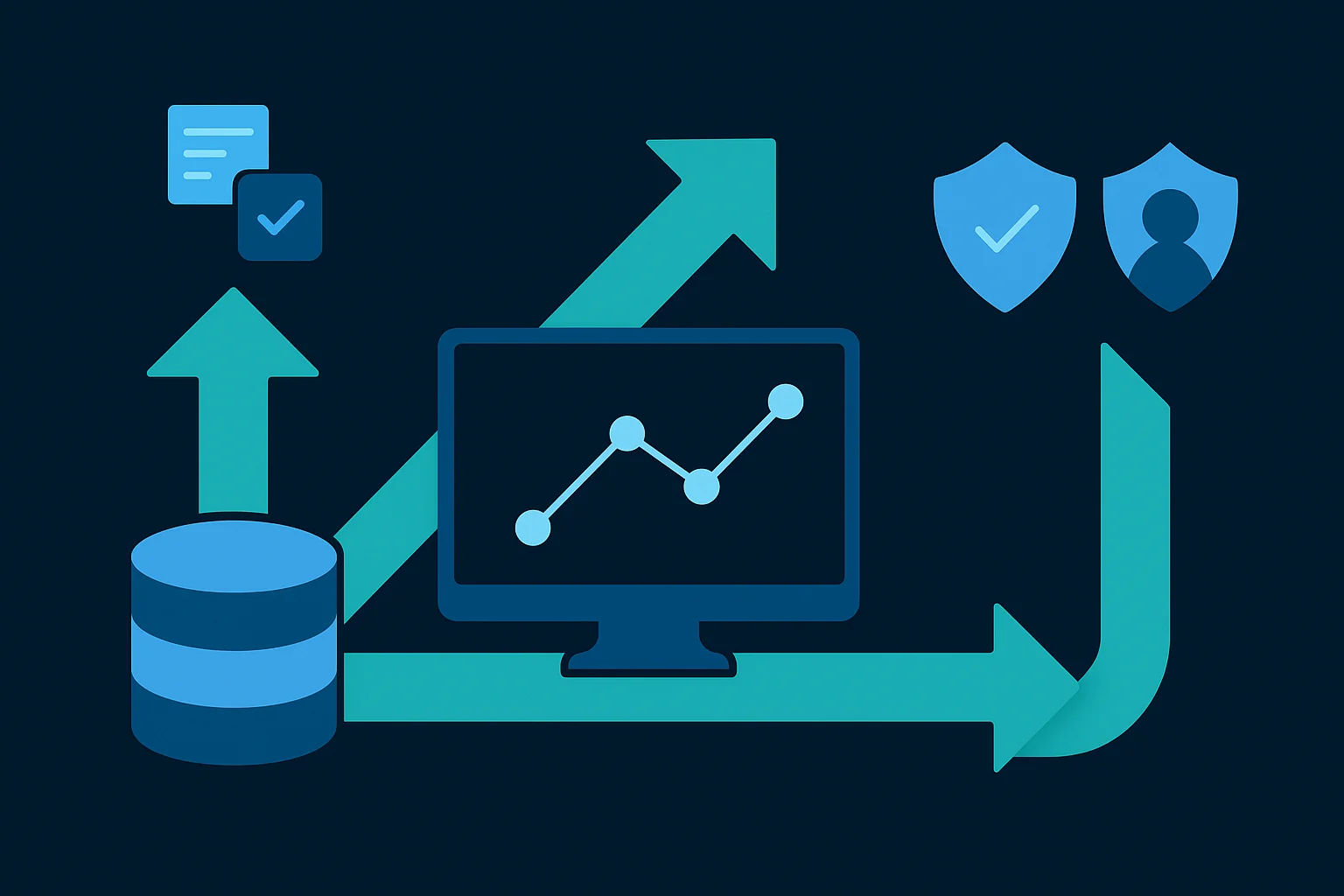 Infographic illustrating the alternative data integration flow from collection through cleaning, alignment and testing