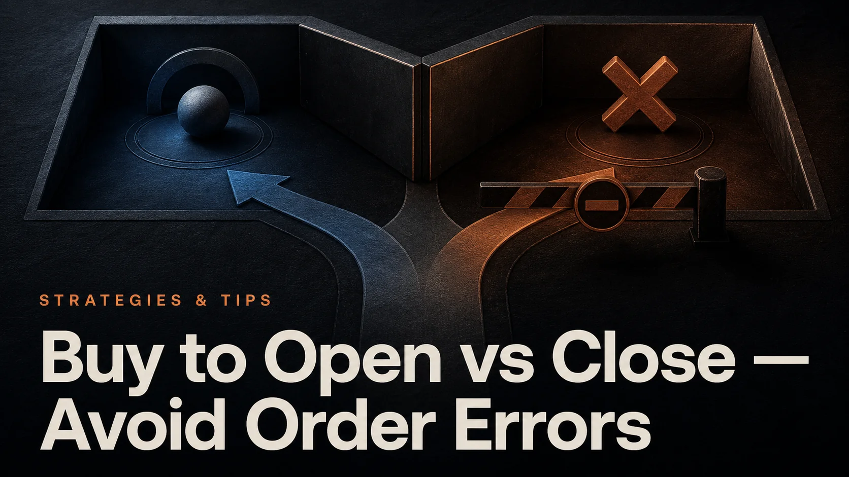 Buy to Open vs Close — Avoid Option Order Errors