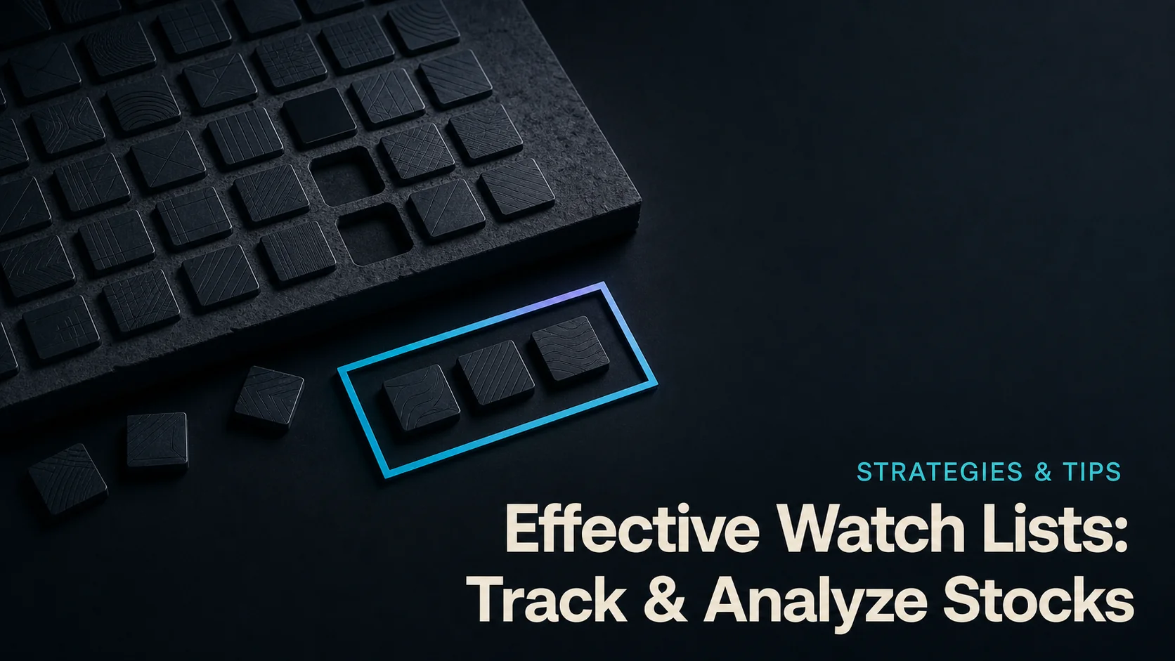 Effective Watch Lists: Track & Analyze Stocks