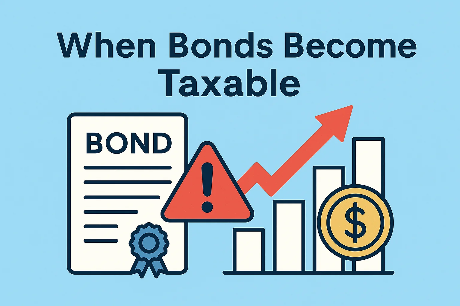 Illustration of situations in which municipal bond income or gains become taxable