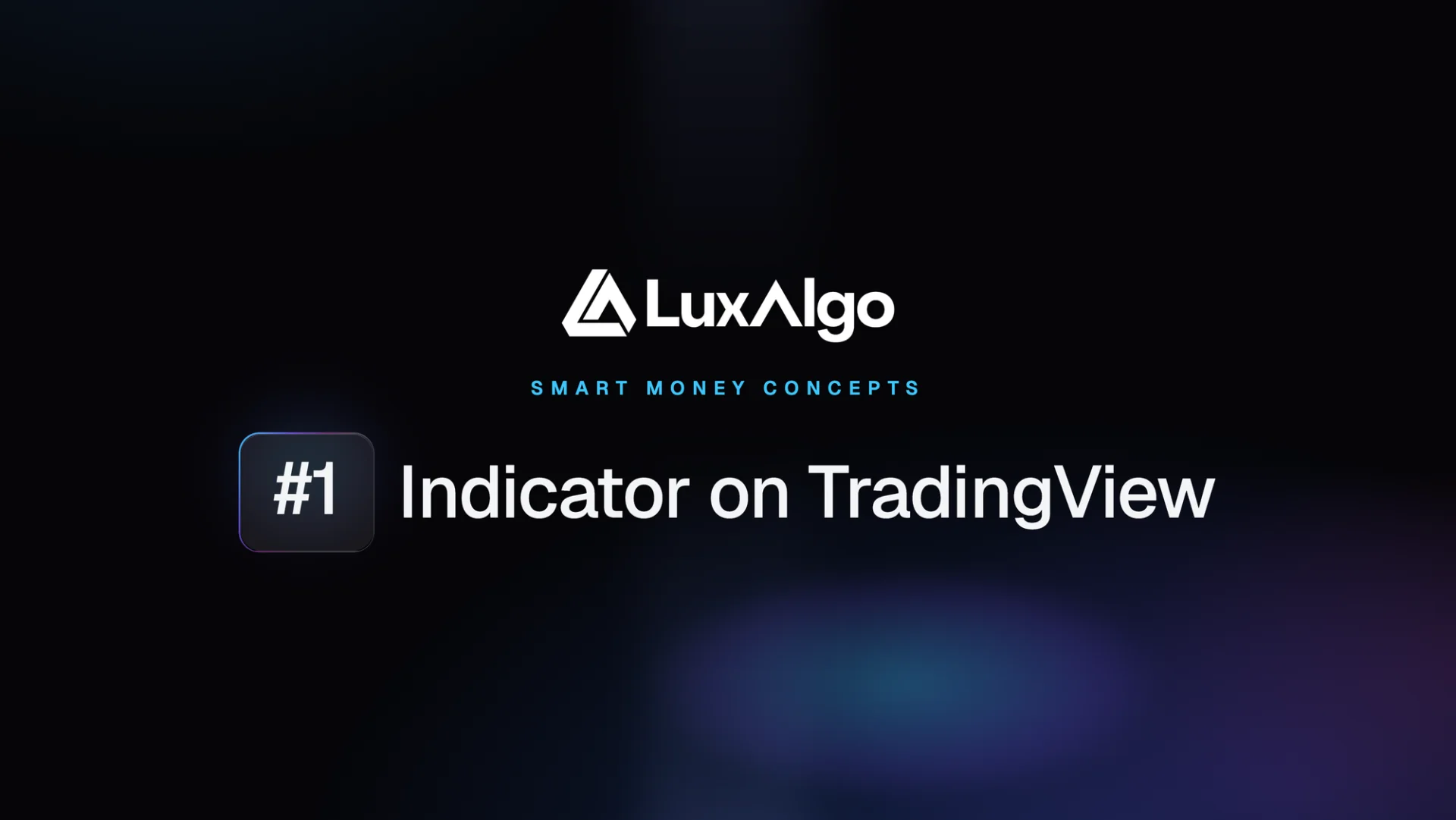 LuxAlgo title card announcing the Smart Money Concepts indicator's ranking on TradingView
