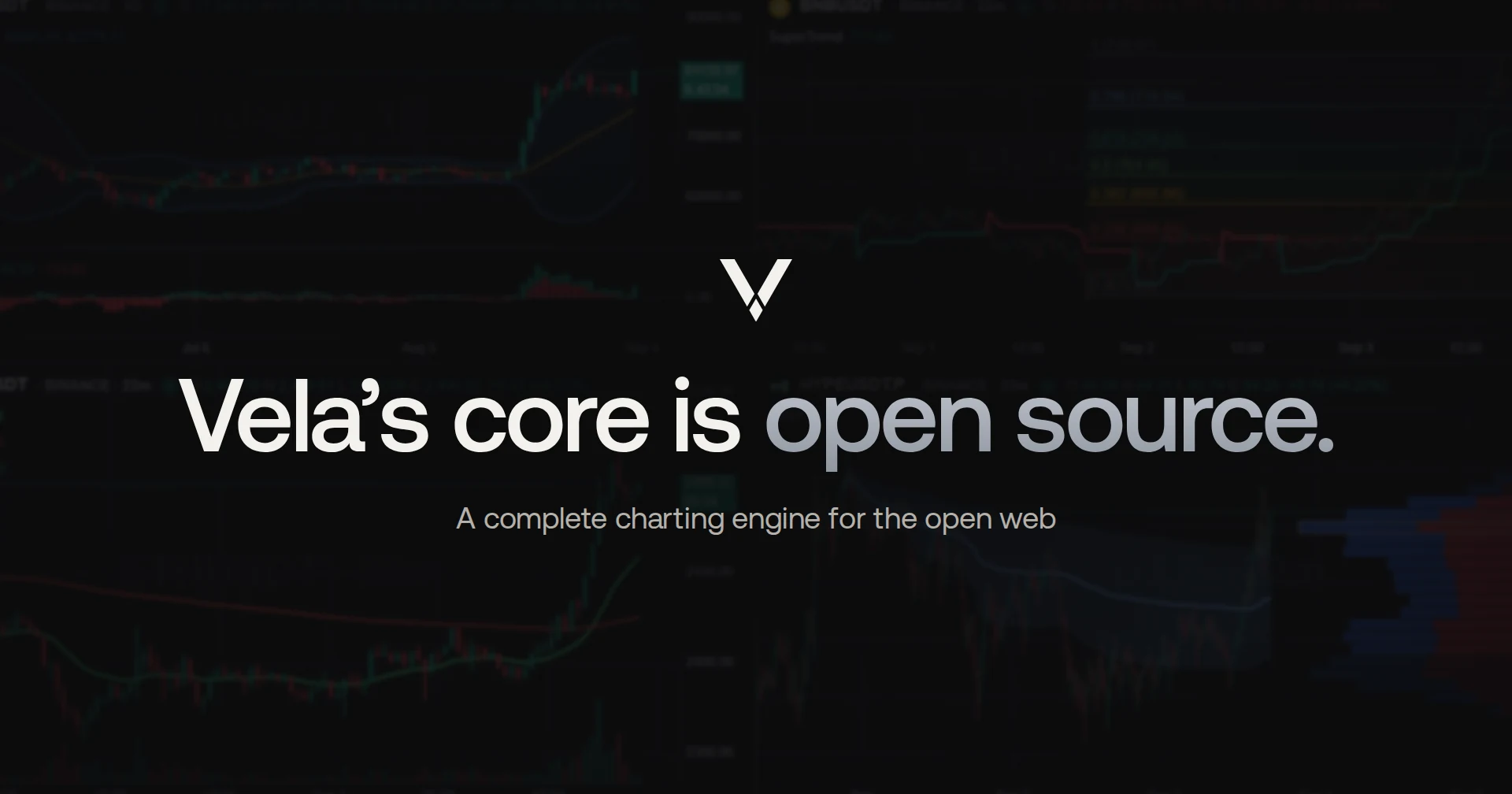 Vela's core is open source: a complete charting engine for the open web