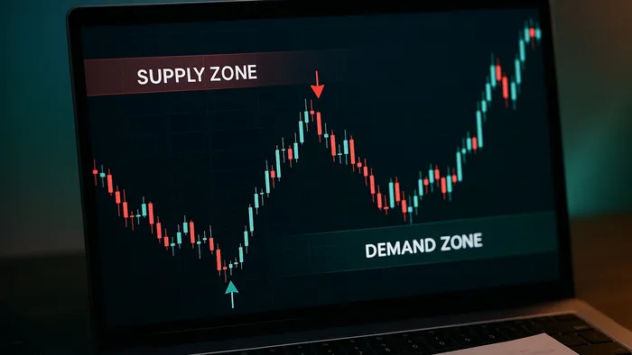 Supply and Demand Arrow Zones Price Map Strategy